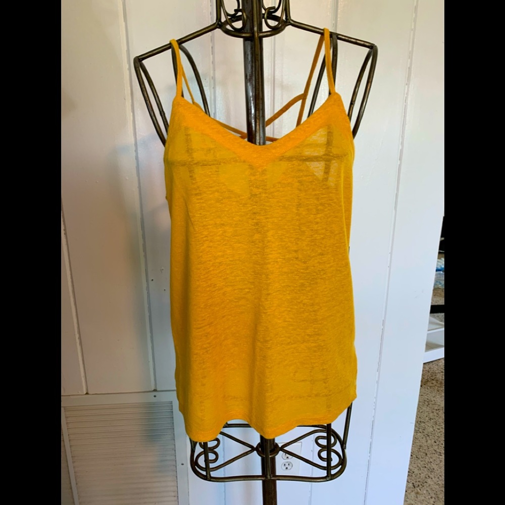 Sweater tank! With criss cross back straps